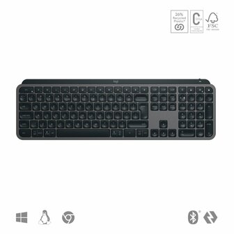 Logitech MX Keys S | Draadloze Muis en Toetsenbordcombo | QWERTY