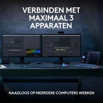 Logitech MX Keys S | Draadloze Muis en Toetsenbordcombo | QWERTY