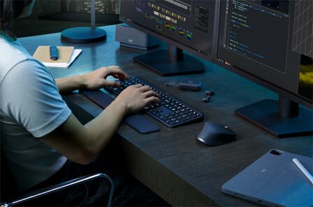 Logitech MX Keys S | Draadloze Muis en Toetsenbordcombo | QWERTY