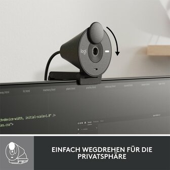 Logitech Brio 300 | 1080P 30FPS USB-C Webcam met Microfoon