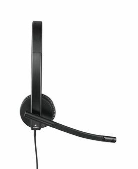 Logitech H570e | Bedraade On-ear USB-A Headset | Zwart