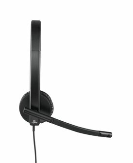 Logitech H570e | Bedraade On-ear USB-A Headset | Zwart