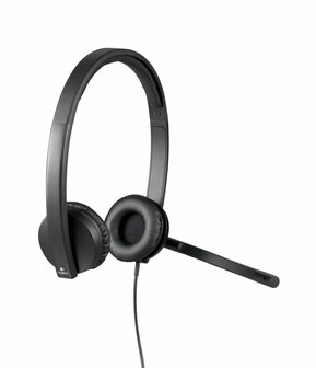 Logitech H570e | Bedraade On-ear USB-A Headset | Zwart