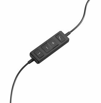 Logitech H570e | Bedraade On-ear USB-A Headset | Zwart