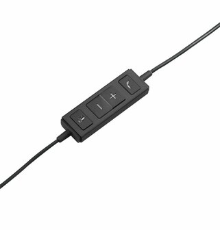 Logitech H570e | Bedraade On-ear USB-A Headset | Zwart