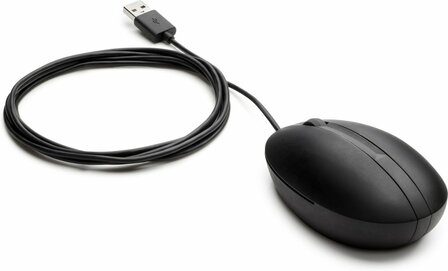 HP 320M | Ambidextrous Bedrade Muis | USB-A | 1000 DPI | Zwart