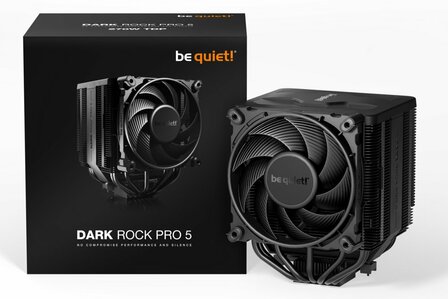 be quiet! Dark Rock Pro 5 | 270W TDP | 168mm | CPU Luchtkoeler