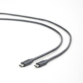 Gembird CCP-USB3.1-CMCM-1M | USB 3.2 Gen 1 | USB-C naar USB-C | 1m | Zwart
