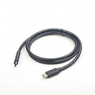 Gembird CCP-USB3.1-CMCM-1M | USB 3.2 Gen 1 | USB-C naar USB-C | 1m | Zwart