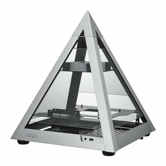 Azza Pyramid Mini | Mini-ITX Case | Grijs/Zwart