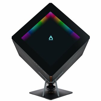 Azza Regis Cube Case | Zwart, Goud, Grijs