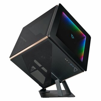Azza Regis Cube Case | Zwart, Goud, Grijs