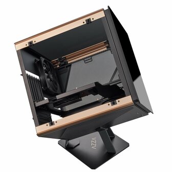 Azza Regis Cube Case | Zwart, Goud, Grijs