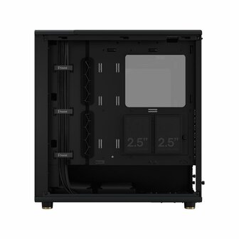 Fractal Design North TG Clear Charcoal | Midi Tower Case | Zwart