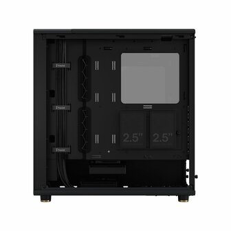 Fractal Design North TG Clear Charcoal | Midi Tower Case | Zwart