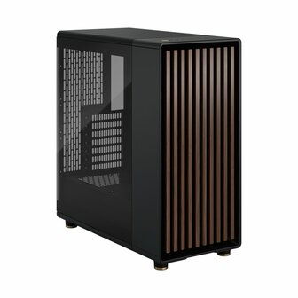 Fractal Design North TG Clear Charcoal | Midi Tower Case | Zwart