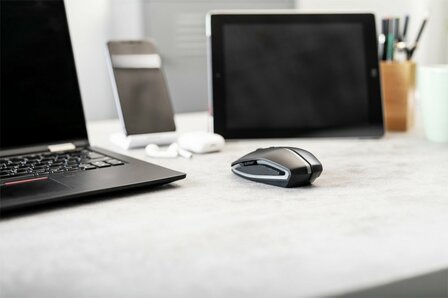 Cherry GENTIX BT | Ambidextrous Draadloze Muis | Bluetooth | 2000 DPI | Zwart