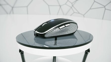 Cherry MW 8C Advanced | Ambidextrous Draadloze Muis | RF-Draadloos + Bluetooth | 3200 DPI | Zwart/Grijs