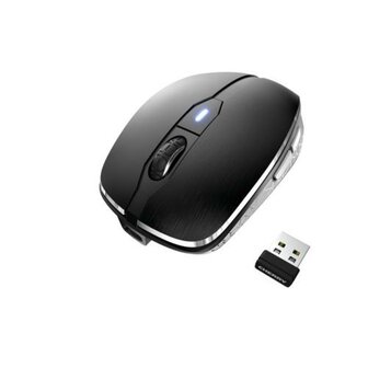 Cherry MW 8C Advanced | Ambidextrous Draadloze Muis | RF-Draadloos + Bluetooth | 3200 DPI | Zwart/Grijs