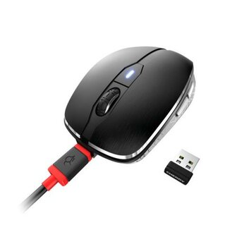 Cherry MW 8C Advanced | Ambidextrous Draadloze Muis | RF-Draadloos + Bluetooth | 3200 DPI | Zwart/Grijs