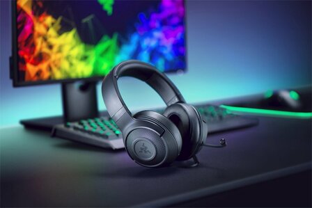 Razer Kraken X Lite | Bedraade Over-ear Gaming Headset 3.5mm Connector | Zwart