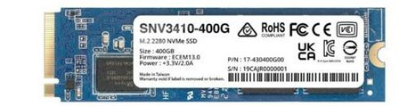 Synology SNV3410 | 400GB NVMe SSD | M.2 | Gen3 | 750MB/s