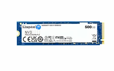 Kingston NV3 | 500GB NVMe SSD | M.2 | Gen4 | 5.000MB/s