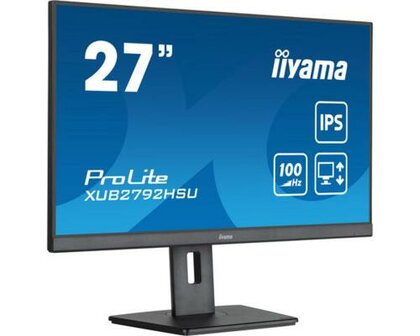 iiyama ProLite XUB2792HSU-B6 27&quot; | 1920x1080 Full HD IPS | 100Hz | AdaptiveSync | USB-Hub | Monitor