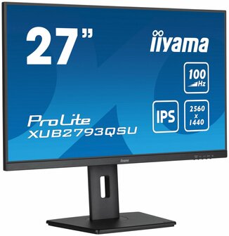 iiyama XUB2793QSU-B6 27&quot; | 2560 x 1440 IPS | 100Hz | Monitor