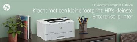 HP LaserJet Enterprise M406dn Printer | 1200 x 1200 DPI | Zwart/Wit