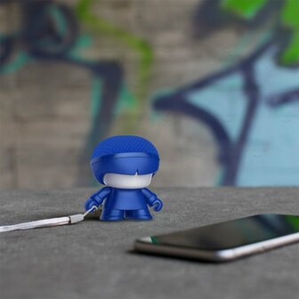 Xoopar | Mini Xboy Portable Bluetooth Speaker | LED Blauw