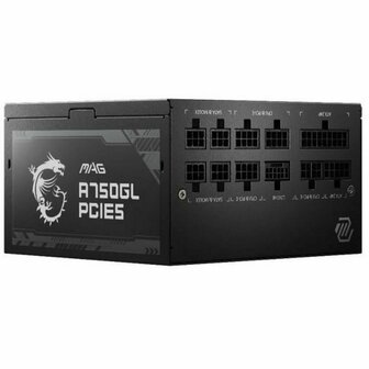 MSI MAG A750GL PCIE5 | 750 Watt Gold ATX 3.0 PSU | Modulair | Power Supply | Voeding