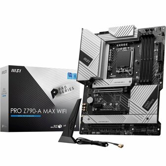 MSI PRO Z790-A MAX WIFI | Socket LGA 1700 | Intel Z790 | 4xDDR5 | ATX | Moederbord