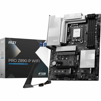 MSI PRO Z890-S WIFI | Socket LGA 1851 | Intel Z890 | 4xDDR5 | ATX | Moederbord