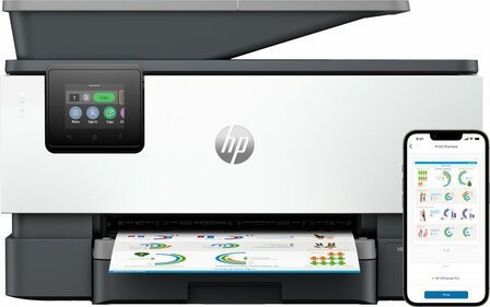 HP OfficeJet Pro 9120b AiO Inkjetprinter | 4800 x 1200 DPI | Wifi | Kleur | ADF
