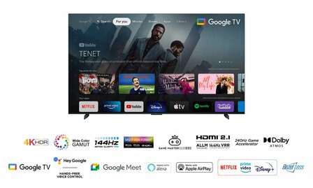 TCL 98P749 | 98&#039;&#039; Ultra HD 4K | LED Smart TV | Wifi | Google TV | HDR10+ | 144Hz