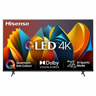 Hisense 75E79NQ 75&quot; | 4K Ultra HD QLED Smart TV | VIDAA + Wifi | Dolby Vision voor Betoverende Beeldkwaliteit | Quantum Dot voor Rijke Kleuren | 60Hz