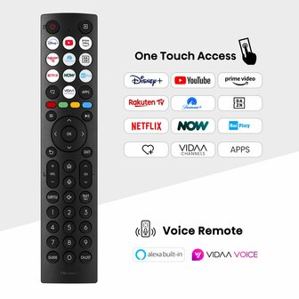 Hisense 75E79NQ 75&quot; | 4K Ultra HD QLED Smart TV | VIDAA + Wifi | Dolby Vision voor Betoverende Beeldkwaliteit | Quantum Dot voor Rijke Kleuren | 60Hz