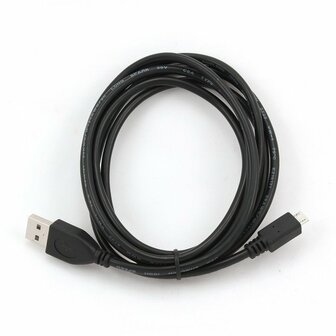 Gembird CCP-MUSB2-AMBM-1M | USB 2.0 | USB-A naar Micro-USB-B | 1m | Zwart