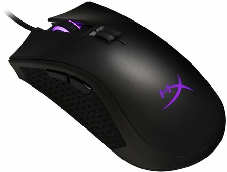 HyperX Pulsefire | Ambidrextrous Bedrade Gaming Muis | USB-A | 16.000 DPI | Zwart | RGB