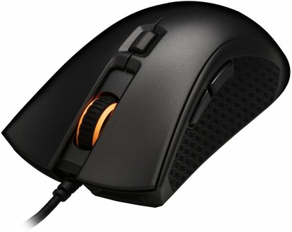 HyperX Pulsefire | Ambidrextrous Bedrade Gaming Muis | USB-A | 16.000 DPI | Zwart | RGB