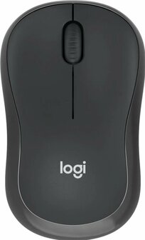 Logitech M240 for Business | Ambidextrous Draadloze Muis | RF-Draadloos + Bluetooth | 4000 DPI | Grafiet