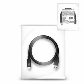 ACT AC7417 | USB 3.2 Gen 1 | USB-C naar USB-A | 2m | Zwart