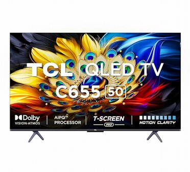 TCL C65 50C655 | 50&#039;&#039; Ultra HD 4K | QLED Smart TV | Wifi | Google TV | Local Dimming | Dolby Vision | 60Hz