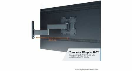 Vogel&#039;s Comfort TVM3605 | Draai- en kantelbare TV-beugel | 19-43&quot; | max 15kg | VESA 400x400