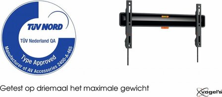 Vogel&#039;s Comfort TVM3405 SP | Vaste TV-beugel voor OLED | 32-77&quot; | max 50kg | VESA 400x200