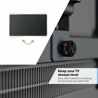 Vogel&#039;s Comfort TVM3665 | Draai- en kantelbare TV-beugel voor OLED | 40-77&quot; | max 35kg | VESA 600x400