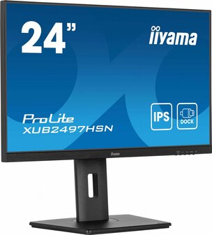 Iiyama ProLite XUB2497HSN-B2 23,8&#039;&#039; | 1920x1080 IPS | 100Hz | USB-C Dock | LAN | Full HD Monitor