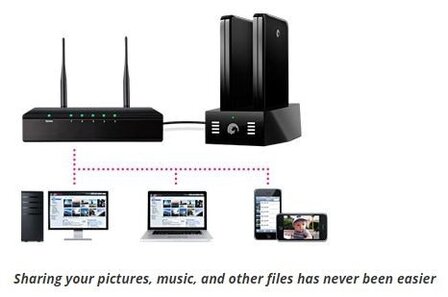 *Seagate GoFlex Net NAS server HDD Gigabit Ethernet 