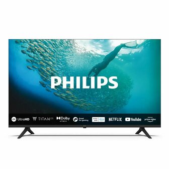 Philips 65PUS7009/12 65&quot; | 4K Ultra HD LED Smart TV | Titan OS + Wifi | HDR10+ | Slank Design en Geavanceerd Geluid | 60Hz